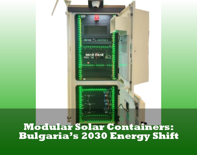 Modular Solar Containers: Bulgaria’s 2030 Energy Shift